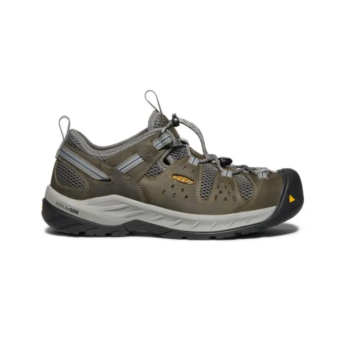 Men KEEN Shoes Atlanta Cool II ESD Steel Toe GargoyleMidnight Navy