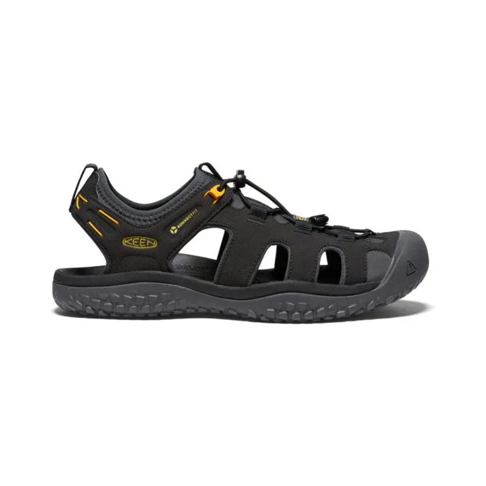 Men KEEN Water Black Water Hiking Sandals 8211 SOLR