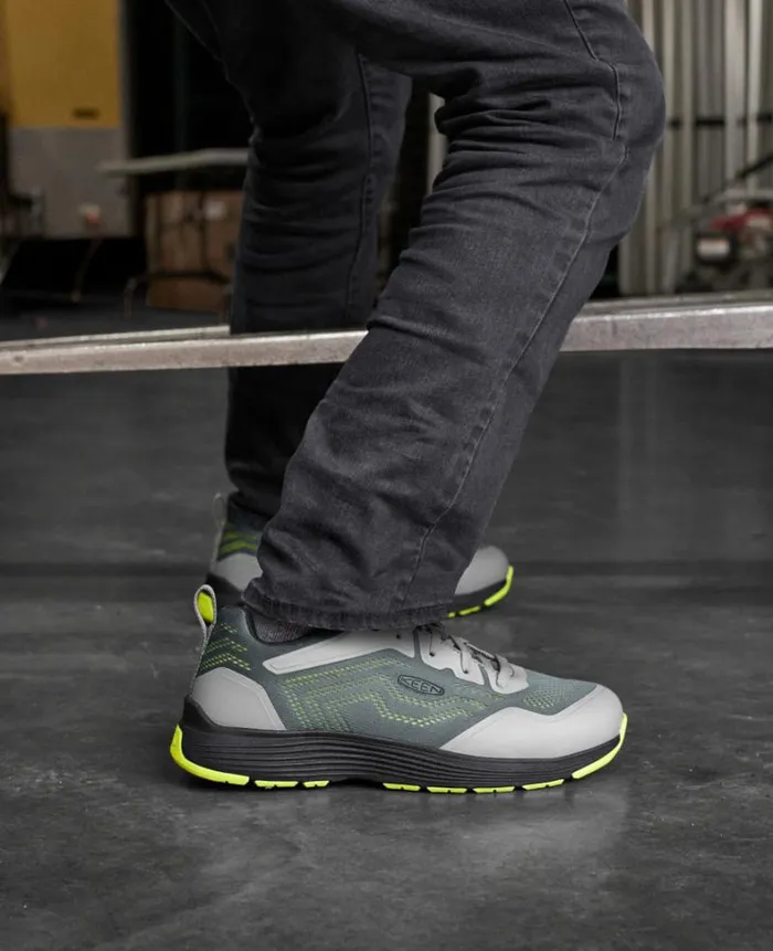Men KEEN Work Boots and Shoes Aluminum Toe Work Sneakers 8211 Sparta II ESD Men KEEN Work Boots and Shoes Aluminum Toe Work Sneakers 8211 Sparta II ESD