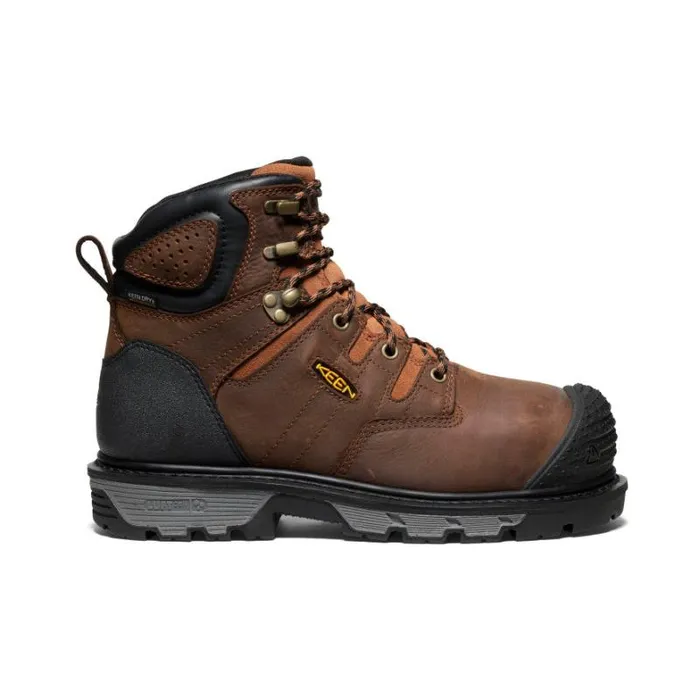 Men KEEN Work Boots and Shoes Camden 6quot Waterproof INT Met CarbonFiber Toe Work Boot