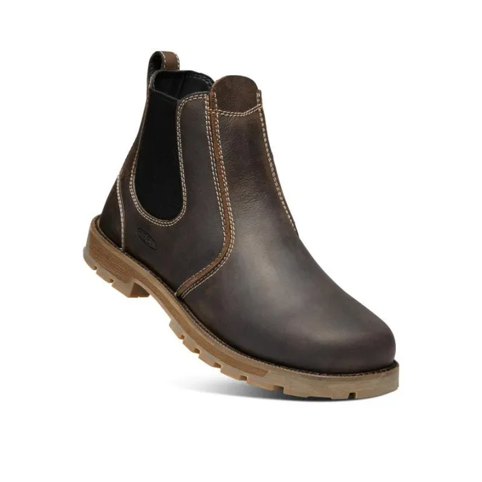 Men KEEN Work Boots and Shoes Seattle Romeo Soft Toe Cascade BrownBlack Men KEEN Work Boots and Shoes Seattle Romeo Soft Toe Cascade BrownBlack