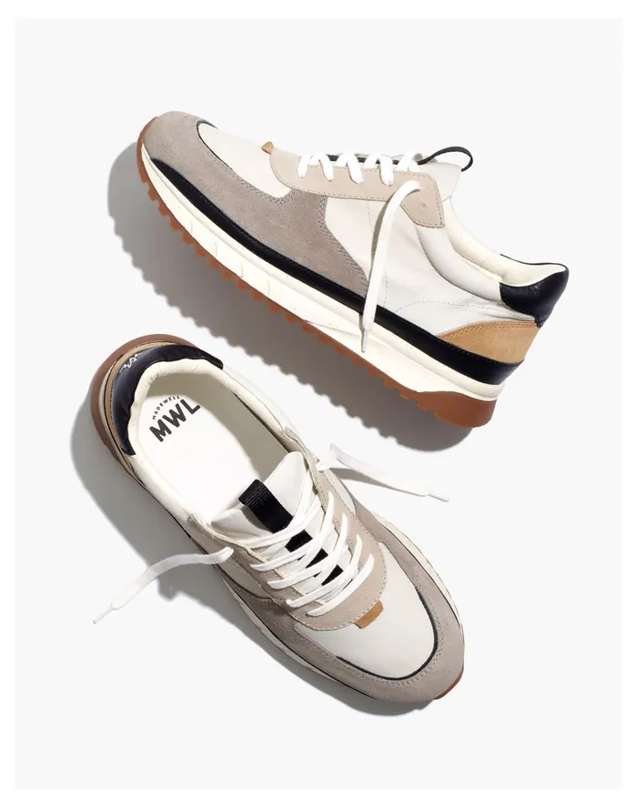 Men Kickoff Trainer Sneakers In Resourced Canvas And Suede Moon Rock Multi Madewell Sneakers Men Kickoff Trainer Sneakers In Resourced Canvas And Suede Moon Rock Multi Madewell Sneakers