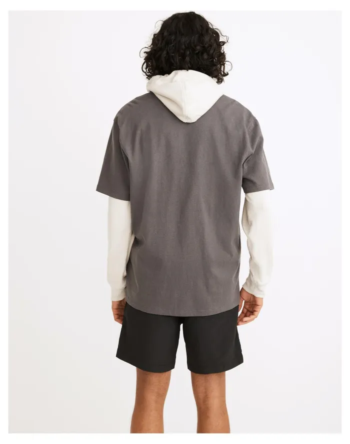 Men Knit Easy Short Sleeve Camp Shirt Thunder Cloud Madewell Tees Men Knit Easy Short Sleeve Camp Shirt Thunder Cloud Madewell Tees