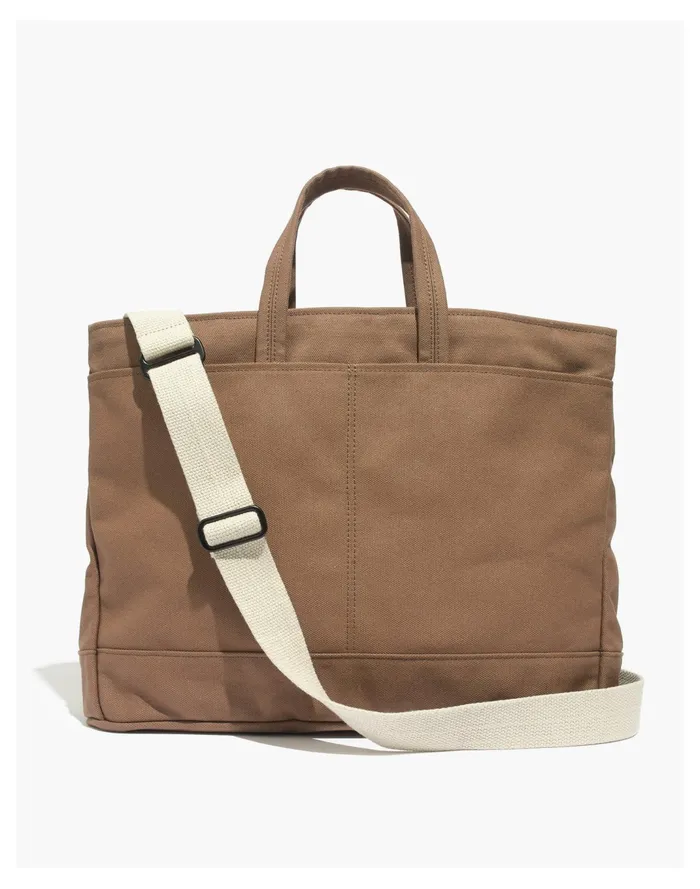 Men MAKR Work Carryall Tote Bag Tobacco Madewell Bags