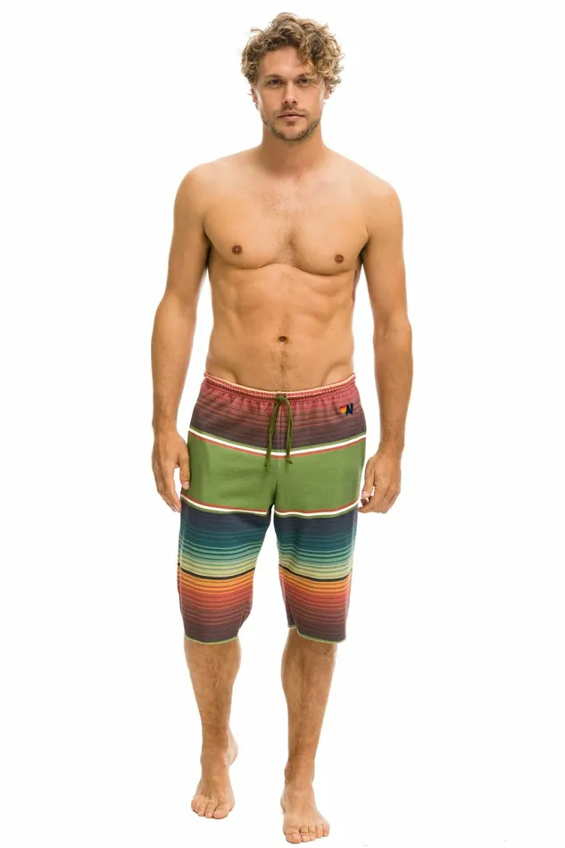 Men MEN039S TULUM SWEATSHORTS 8211 JUNGLE GREEN Aviator Nation Shorts