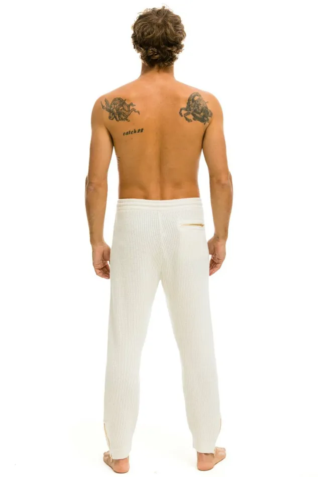 Men MEN039S VINTAGE CABIN CASHMERE SWEATER PANT VINTAGE WHITE Aviator Nation Sweatpants Men MEN039S VINTAGE CABIN CASHMERE SWEATER PANT VINTAGE WHITE Aviator Nation Sweatpants