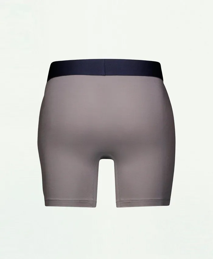 Men Modal Boxer Briefs Charcoal Brooks Brothers Underwear