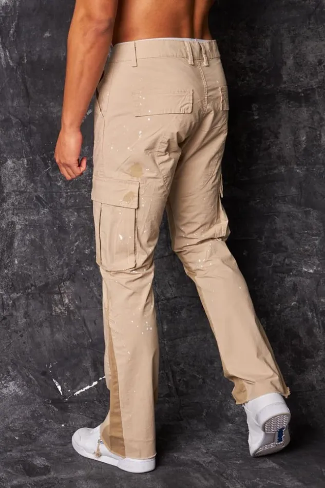 Men Pantalon Cargo Tach Noir Black Brentiny Paris Pants