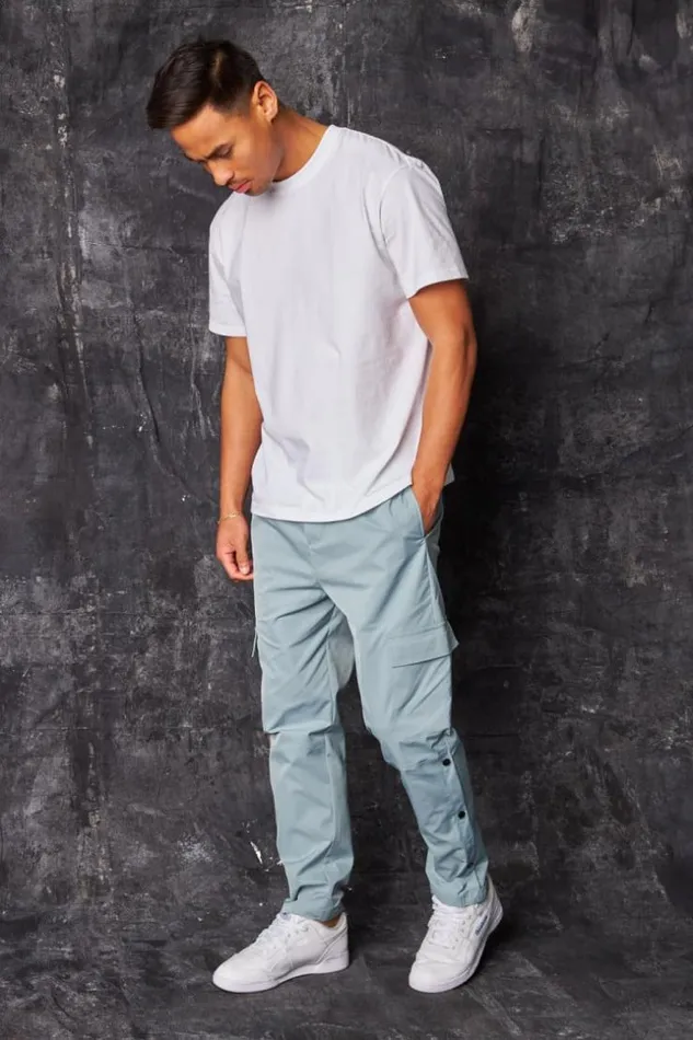 Men Pantalon De Jogging Cargo Boutons Pressions Gris Bleut Grey Brentiny Paris Jogging Bottoms Men Pantalon De Jogging Cargo Boutons Pressions Gris Bleut Grey Brentiny Paris Jogging Bottoms