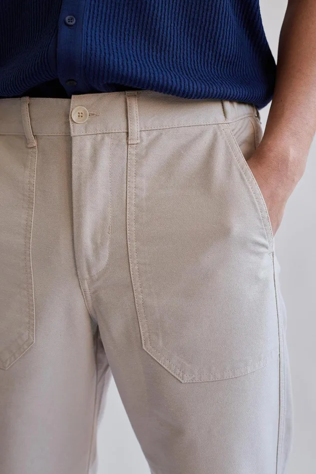 Men Pants Men 8211 Taanlo 8211 Feather Grey TWOTHIRDS Pants