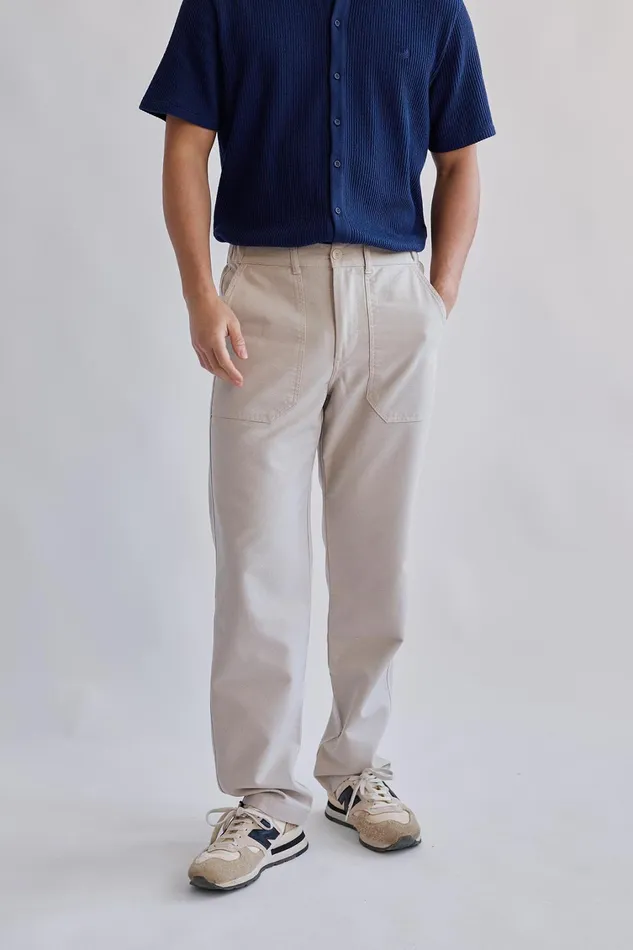 Men Pants Men 8211 Taanlo 8211 Feather Grey TWOTHIRDS Pants