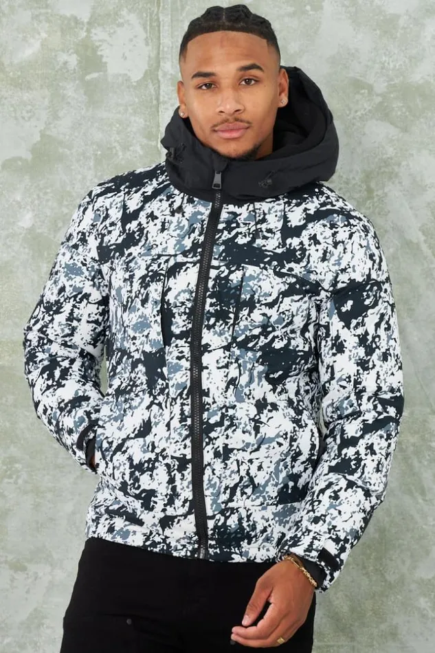 Men Parka Noir Camouflage Capuche Black Brentiny Paris Parkas And Down Jackets Men Parka Noir Camouflage Capuche Black Brentiny Paris Parkas And Down Jackets