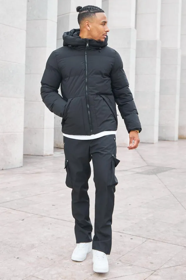 Men Parka Noire Capuche MiLongue Black Brentiny Paris Parkas And Down Jackets Men Parka Noire Capuche MiLongue Black Brentiny Paris Parkas And Down Jackets