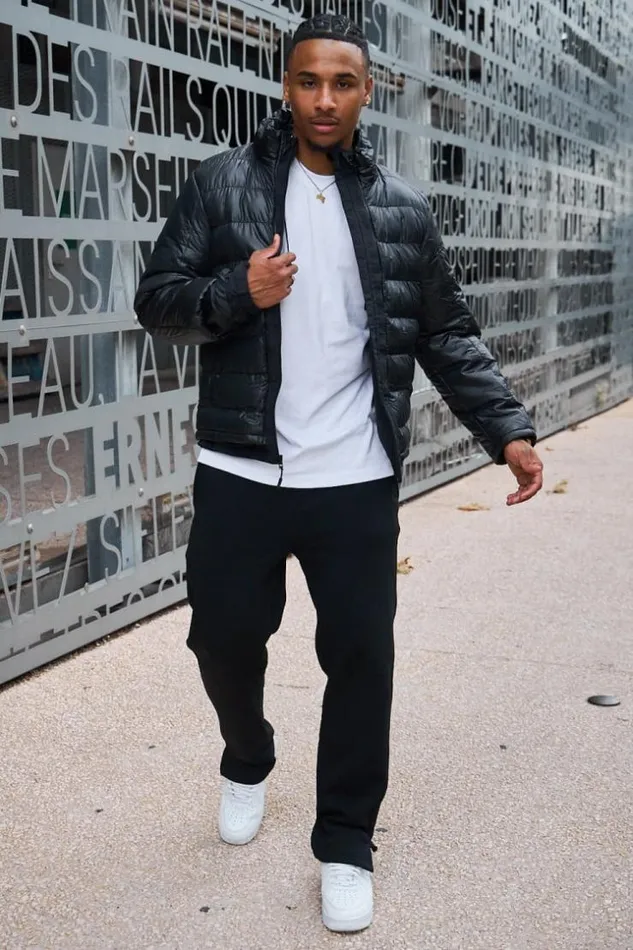 Men Parka Noire Capuche MiLongue Poches Black Brentiny Paris Parkas And Down Jackets Men Parka Noire Capuche MiLongue Poches Black Brentiny Paris Parkas And Down Jackets