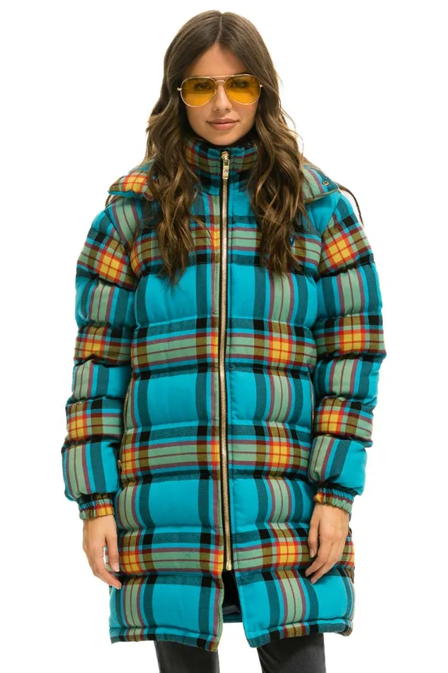 Men PLAID UNISEX LONG TREKKER JACKET 8211 JACKSON PLAID Aviator Nation Outerwear Men PLAID UNISEX LONG TREKKER JACKET 8211 JACKSON PLAID Aviator Nation Outerwear