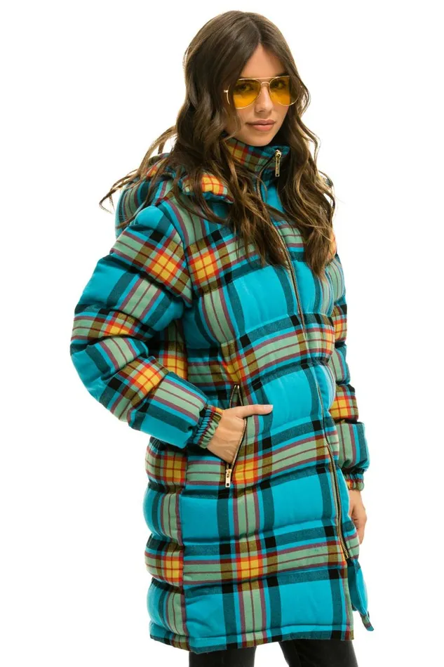 Men PLAID UNISEX LONG TREKKER JACKET 8211 JACKSON PLAID Aviator Nation Outerwear Men PLAID UNISEX LONG TREKKER JACKET 8211 JACKSON PLAID Aviator Nation Outerwear