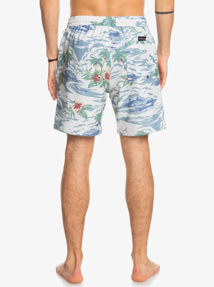 Men Quiksilver Boardshorts Cloud 9 17034 Volleys White Men Quiksilver Boardshorts Cloud 9 17034 Volleys White