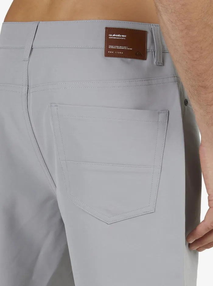 Men Quiksilver Boardshorts Men039s Nelson Drytwill 18034 Amphibian Boardshorts Sleet Men Quiksilver Boardshorts Men039s Nelson Drytwill 18034 Amphibian Boardshorts Sleet