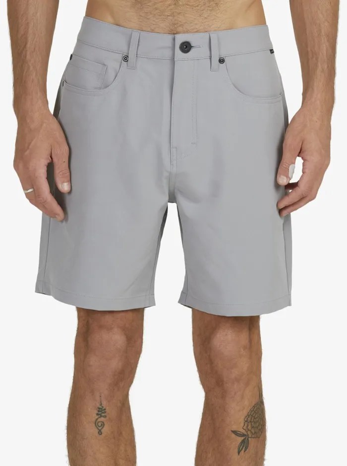 Men Quiksilver Boardshorts Men039s Nelson Drytwill 18034 Amphibian Boardshorts Sleet Men Quiksilver Boardshorts Men039s Nelson Drytwill 18034 Amphibian Boardshorts Sleet