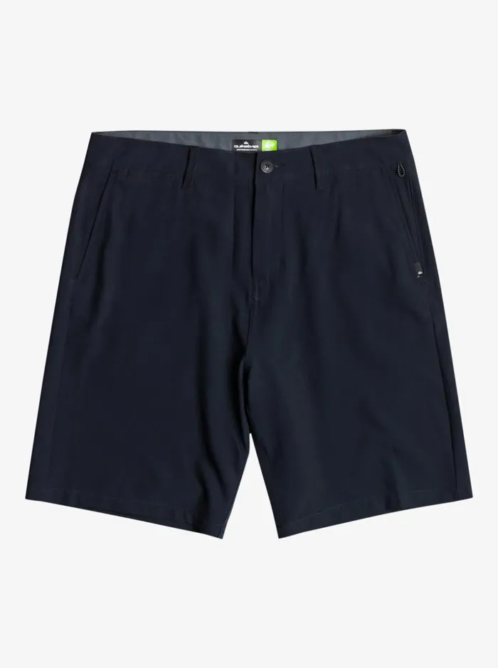 Men Quiksilver Boardshorts Ocean Union Amphibian 20034 Hybrid Shorts Black
