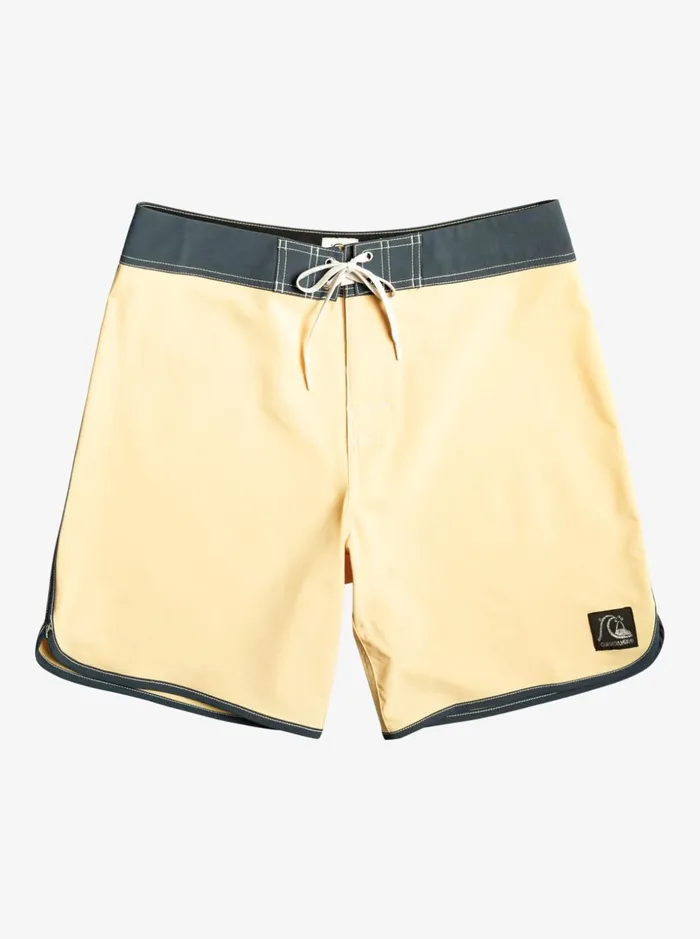 Men Quiksilver Boardshorts Original Scallop 18034 Boardshorts Wheat