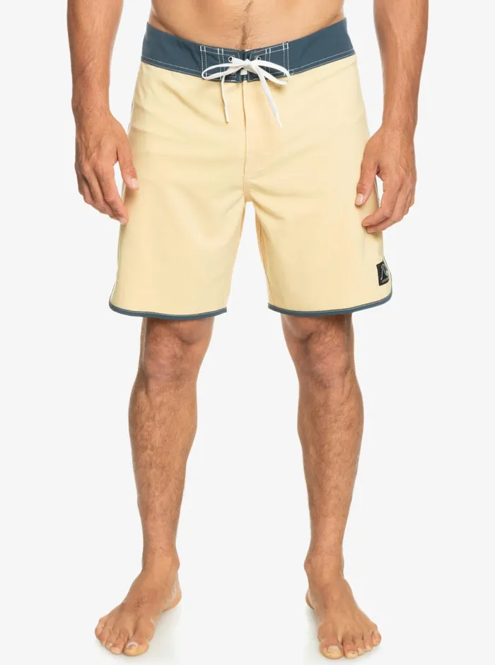 Men Quiksilver Boardshorts Original Scallop 18034 Boardshorts Wheat Men Quiksilver Boardshorts Original Scallop 18034 Boardshorts Wheat