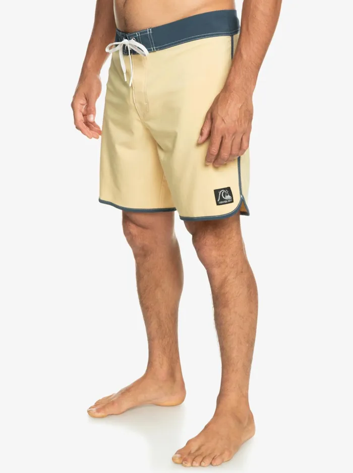 Men Quiksilver Boardshorts Original Scallop 18034 Boardshorts Wheat Men Quiksilver Boardshorts Original Scallop 18034 Boardshorts Wheat