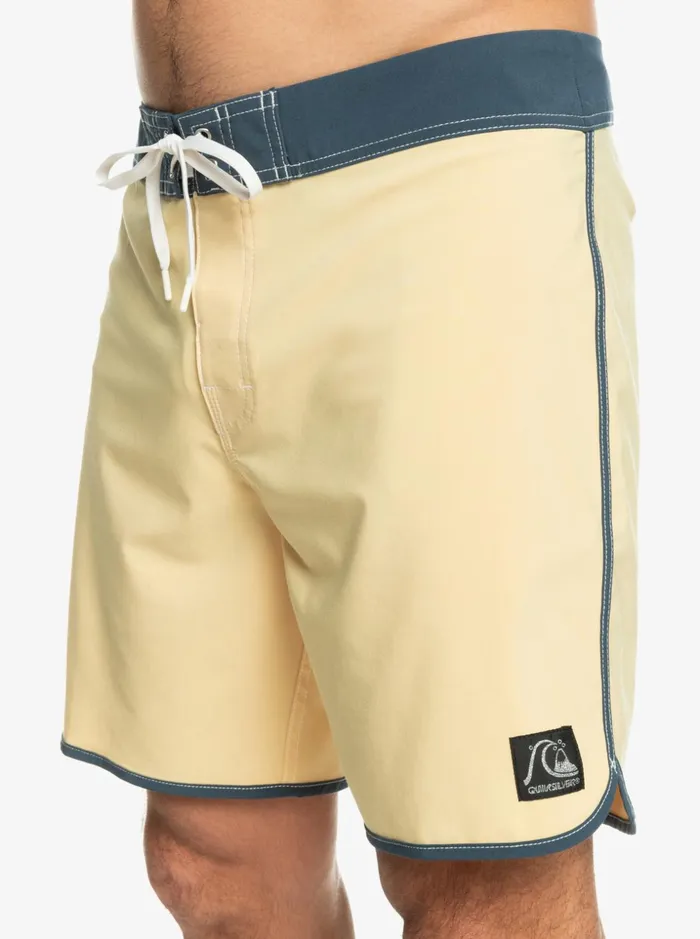 Men Quiksilver Boardshorts Original Scallop 18034 Boardshorts Wheat Men Quiksilver Boardshorts Original Scallop 18034 Boardshorts Wheat