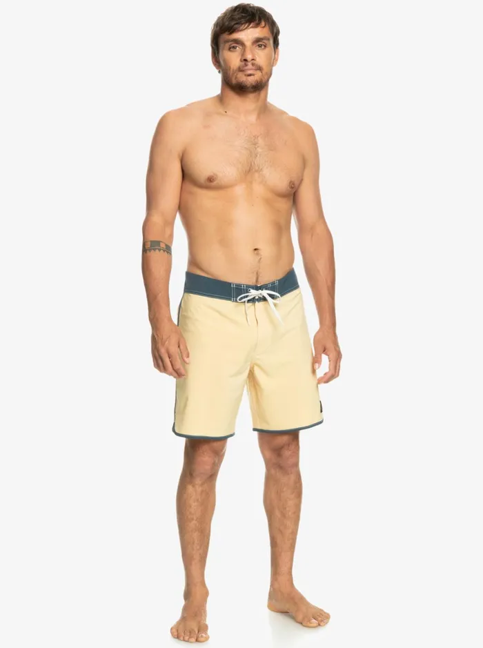 Men Quiksilver Boardshorts Original Scallop 18034 Boardshorts Wheat Men Quiksilver Boardshorts Original Scallop 18034 Boardshorts Wheat