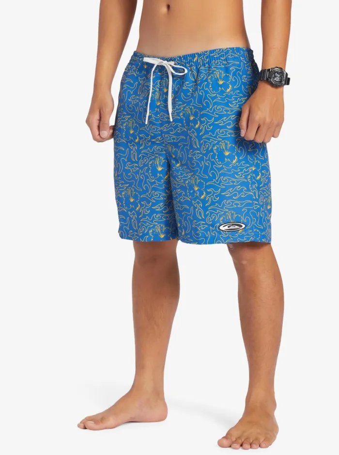 Men Quiksilver Boardshorts Saturn 18034 Volleys Turkish Sea Men Quiksilver Boardshorts Saturn 18034 Volleys Turkish Sea