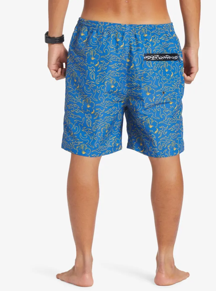 Men Quiksilver Boardshorts Saturn 18034 Volleys Turkish Sea Men Quiksilver Boardshorts Saturn 18034 Volleys Turkish Sea
