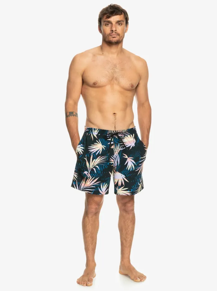 Men Quiksilver Boardshorts Surfsilk Mix 17034 Volleys Black Men Quiksilver Boardshorts Surfsilk Mix 17034 Volleys Black