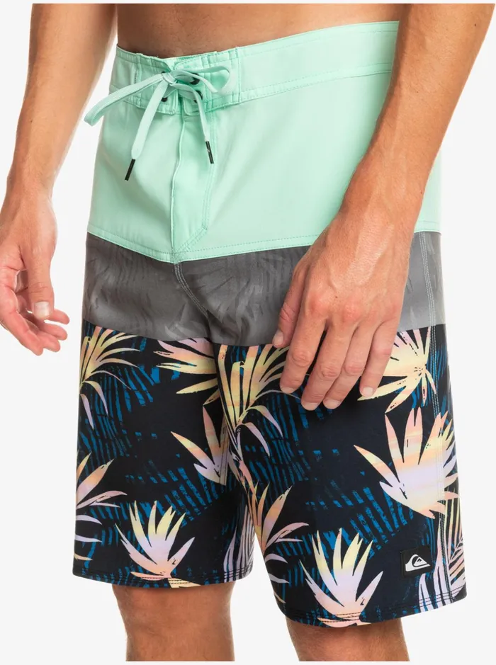 Men Quiksilver Boardshorts Surfsilk Panel 20034 Boardshorts Beach Glass Men Quiksilver Boardshorts Surfsilk Panel 20034 Boardshorts Beach Glass