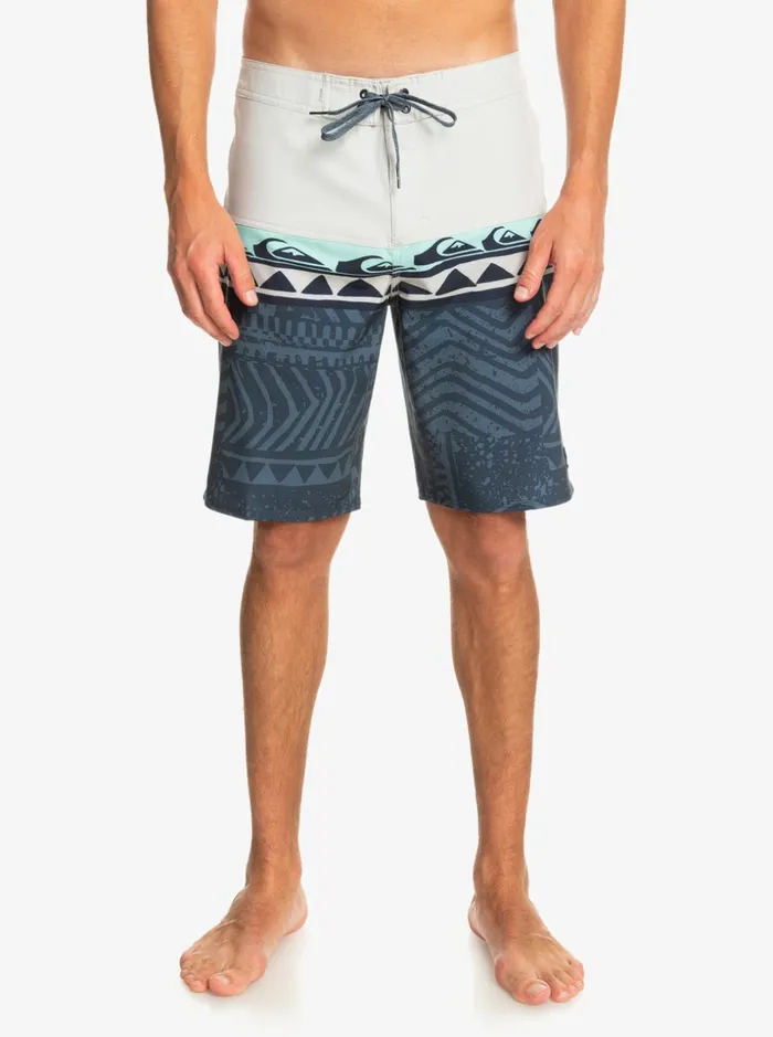 Men Quiksilver Boardshorts Surfsilk Panel 20034 Boardshorts Grey Violet Men Quiksilver Boardshorts Surfsilk Panel 20034 Boardshorts Grey Violet