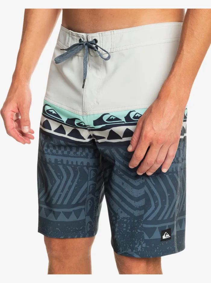 Men Quiksilver Boardshorts Surfsilk Panel 20034 Boardshorts Grey Violet Men Quiksilver Boardshorts Surfsilk Panel 20034 Boardshorts Grey Violet
