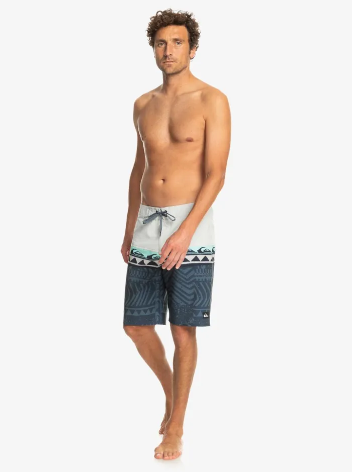 Men Quiksilver Boardshorts Surfsilk Panel 20034 Boardshorts Grey Violet Men Quiksilver Boardshorts Surfsilk Panel 20034 Boardshorts Grey Violet