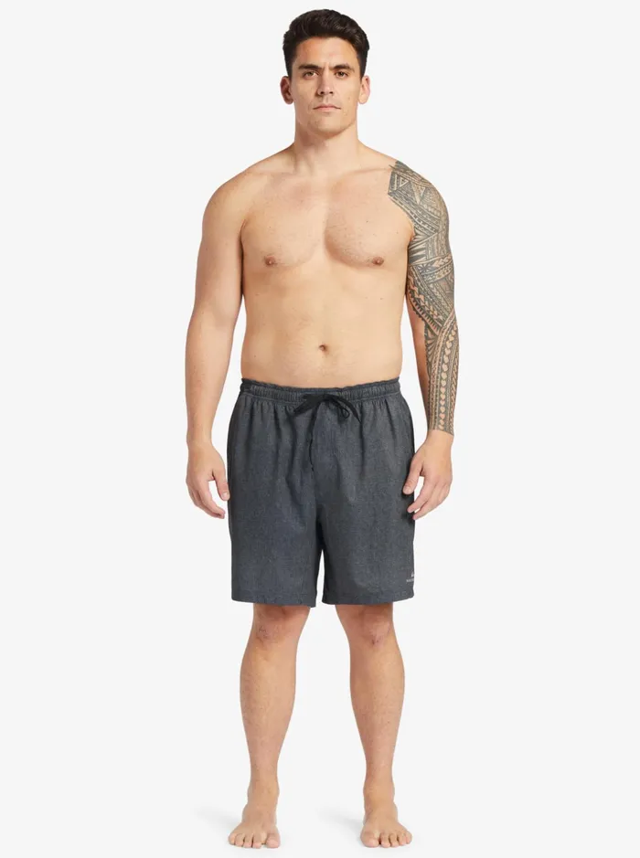 Men Quiksilver Boardshorts Waterman After Surf Stretch 20034 Amphibian Boardshorts Black Heather Men Quiksilver Boardshorts Waterman After Surf Stretch 20034 Amphibian Boardshorts Black Heather