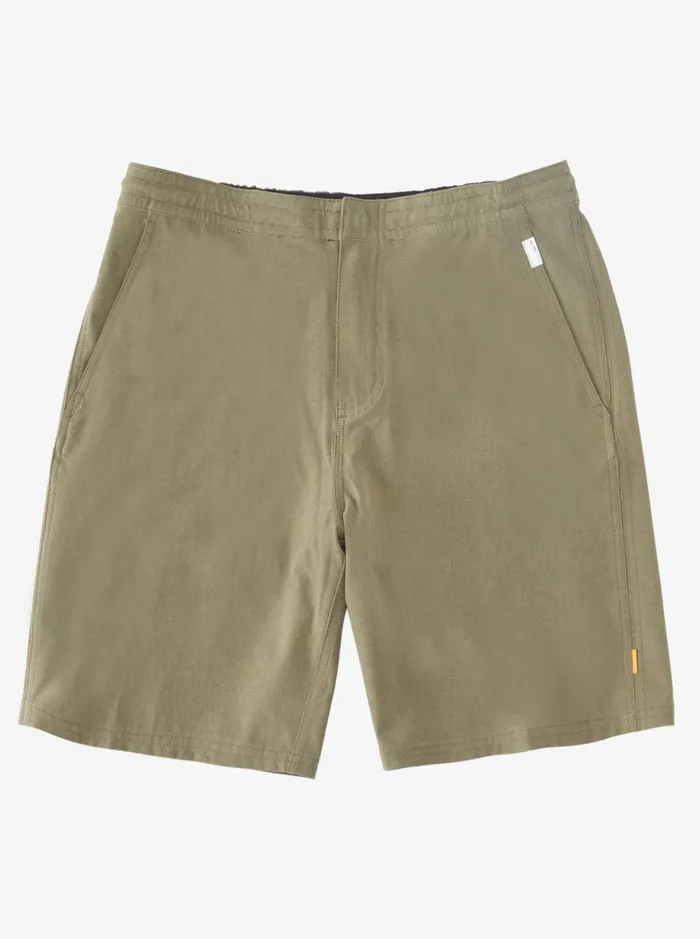 Men Quiksilver Boardshorts Waterman Suva 20034 Amphibian Boardshorts Dusty Olive