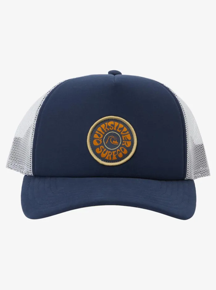 Men Quiksilver Hats Breeze Blocked Snapback Hat Navy Blazer Men Quiksilver Hats Breeze Blocked Snapback Hat Navy Blazer