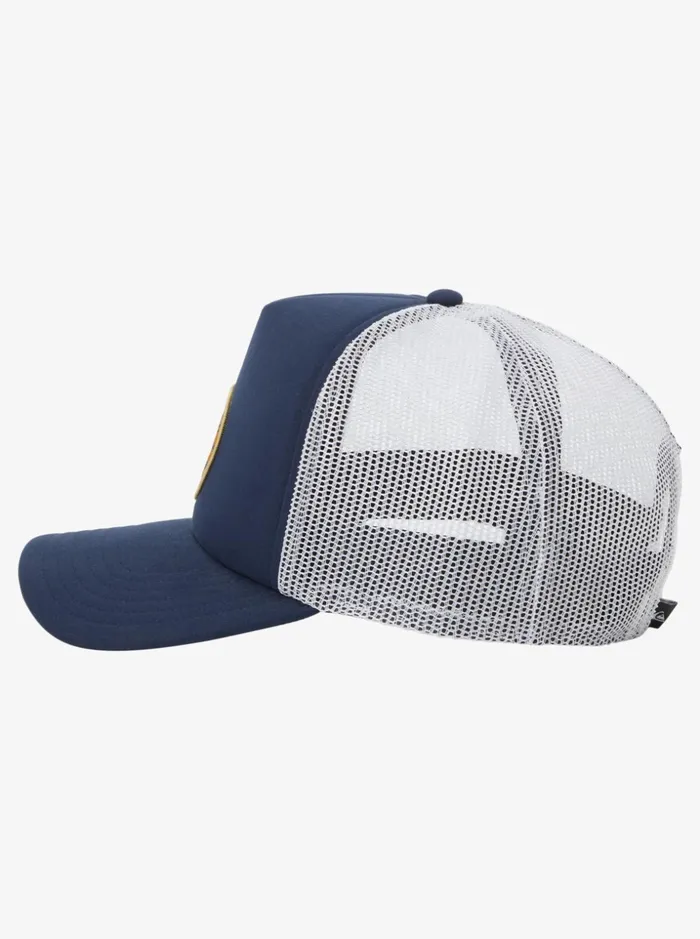 Men Quiksilver Hats Breeze Blocked Snapback Hat Navy Blazer Men Quiksilver Hats Breeze Blocked Snapback Hat Navy Blazer