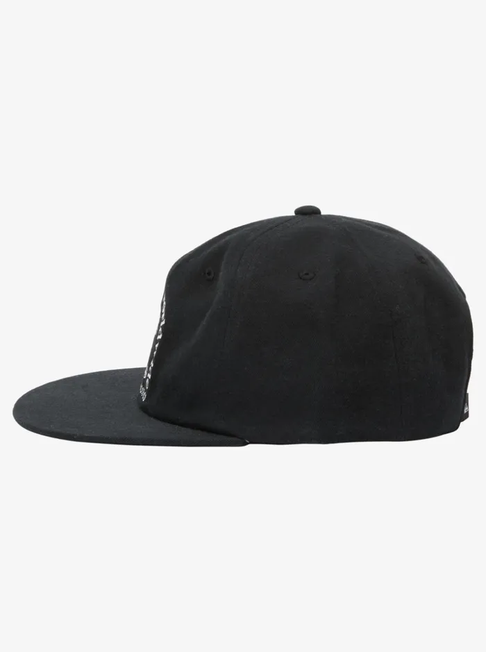Men Quiksilver Hats Fortune Snapback Hat Black Men Quiksilver Hats Fortune Snapback Hat Black