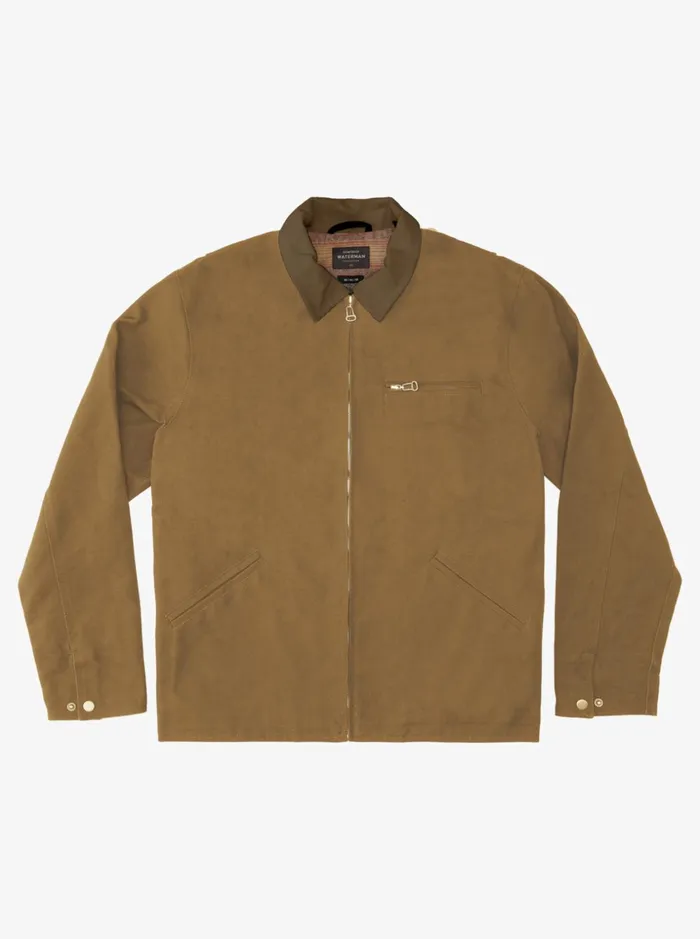 Men Quiksilver Jackets Waterman Wave Chore Workwear Jacket Dijon