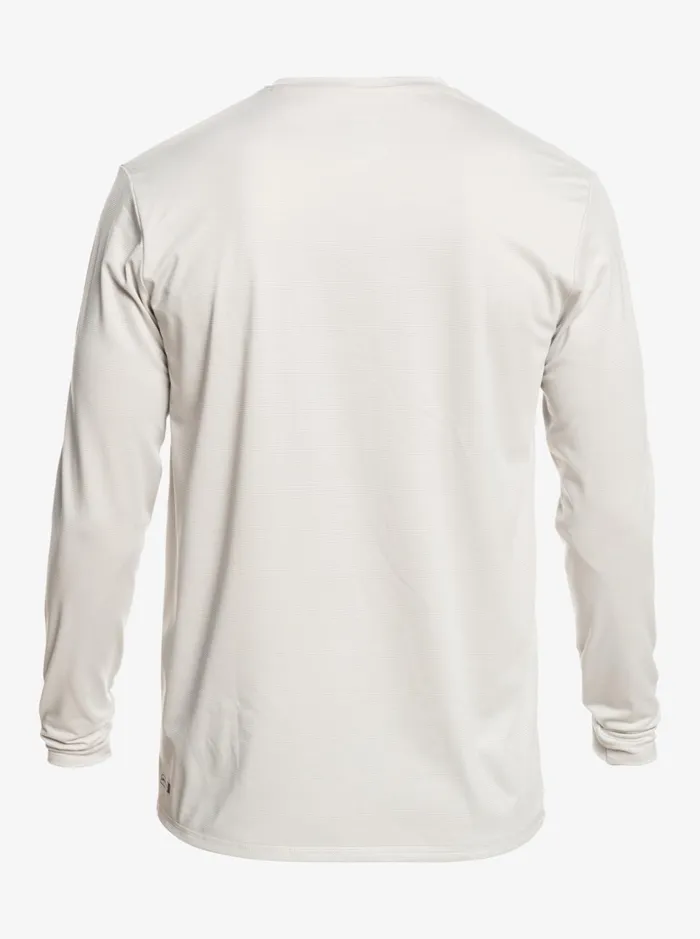 Men Quiksilver Rashguards Heritage Heather Long Sleeve UPF 50 Surf Tee Gray Violet Heather Men Quiksilver Rashguards Heritage Heather Long Sleeve UPF 50 Surf Tee Gray Violet Heather