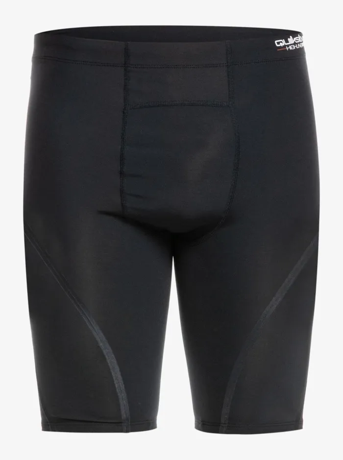 Men Quiksilver Rashguards Highline Pro Surf Compression Short Black
