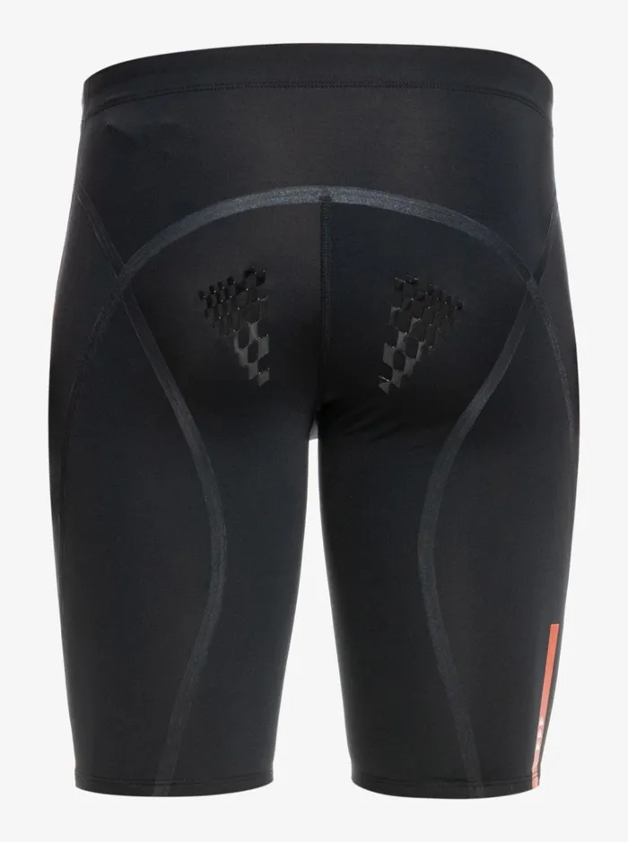 Men Quiksilver Rashguards Highline Pro Surf Compression Short Black Men Quiksilver Rashguards Highline Pro Surf Compression Short Black