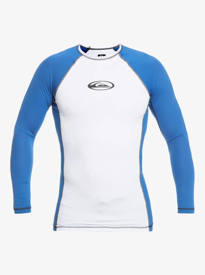 Men Quiksilver Rashguards Saturn Protection Long Sleeve UPF 50 Rashguard For Men Turkish Sea Men Quiksilver Rashguards Saturn Protection Long Sleeve UPF 50 Rashguard For Men Turkish Sea