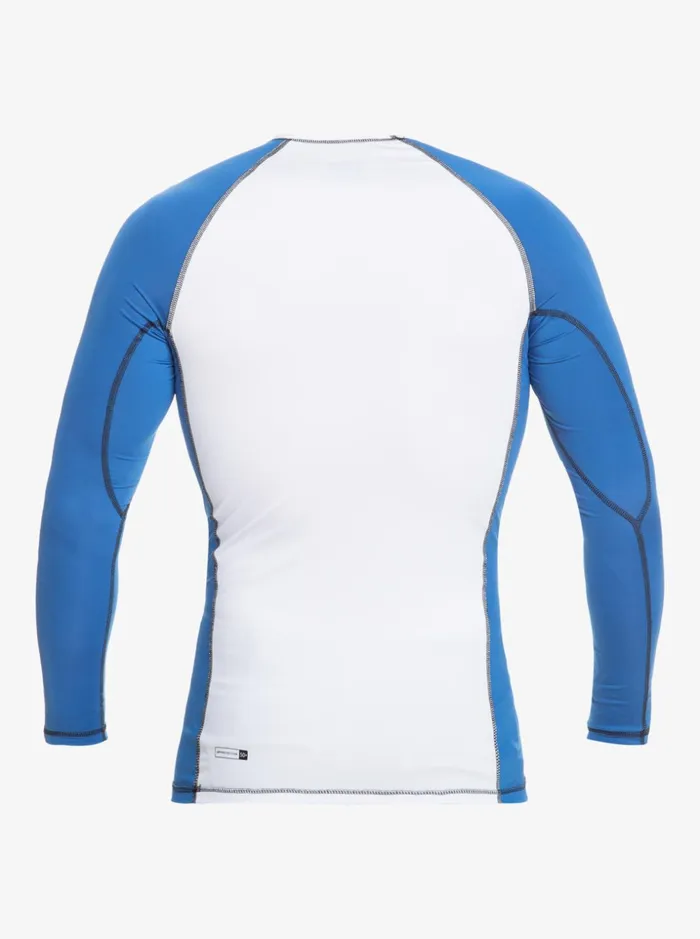 Men Quiksilver Rashguards Saturn Protection Long Sleeve UPF 50 Rashguard For Men Turkish Sea Men Quiksilver Rashguards Saturn Protection Long Sleeve UPF 50 Rashguard For Men Turkish Sea