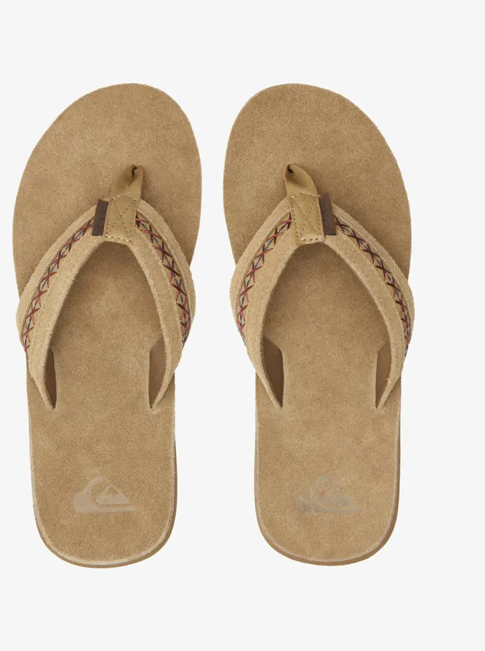 Men Quiksilver Sandals Carver Leather Ii Basic Sandal Strap Tan 1 Men Quiksilver Sandals Carver Leather Ii Basic Sandal Strap Tan 1