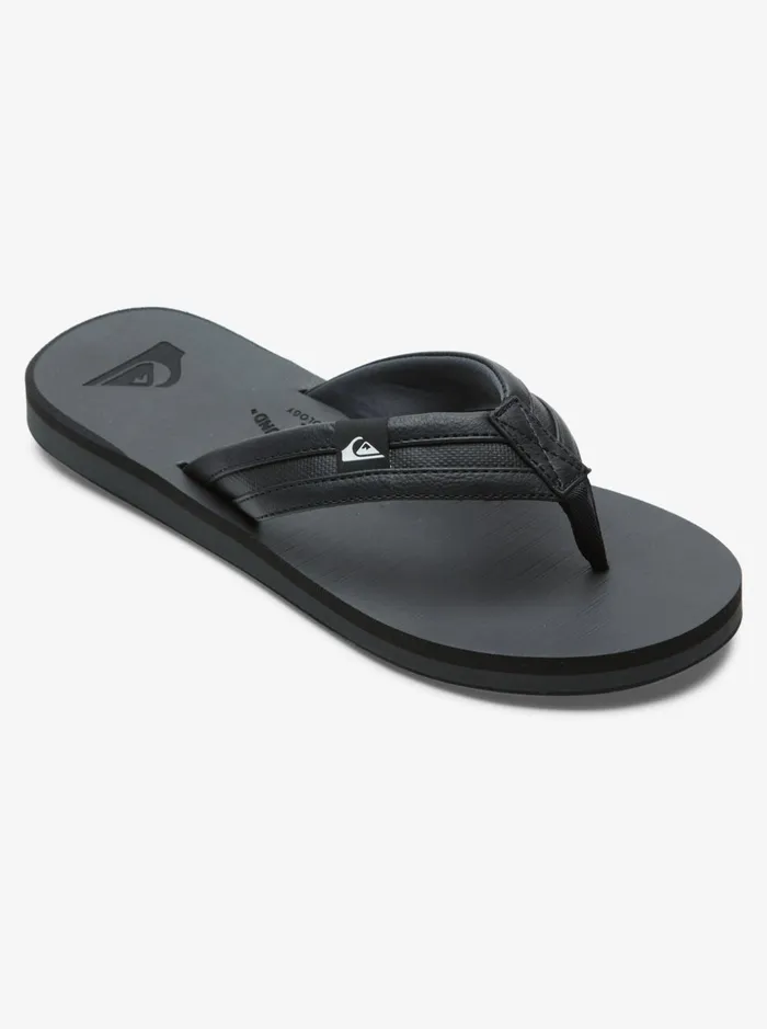 Men Quiksilver Sandals Carver Squish Sandals Black 3