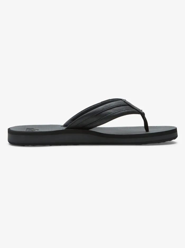 Men Quiksilver Sandals Carver Squish Sandals Black 3 Men Quiksilver Sandals Carver Squish Sandals Black 3